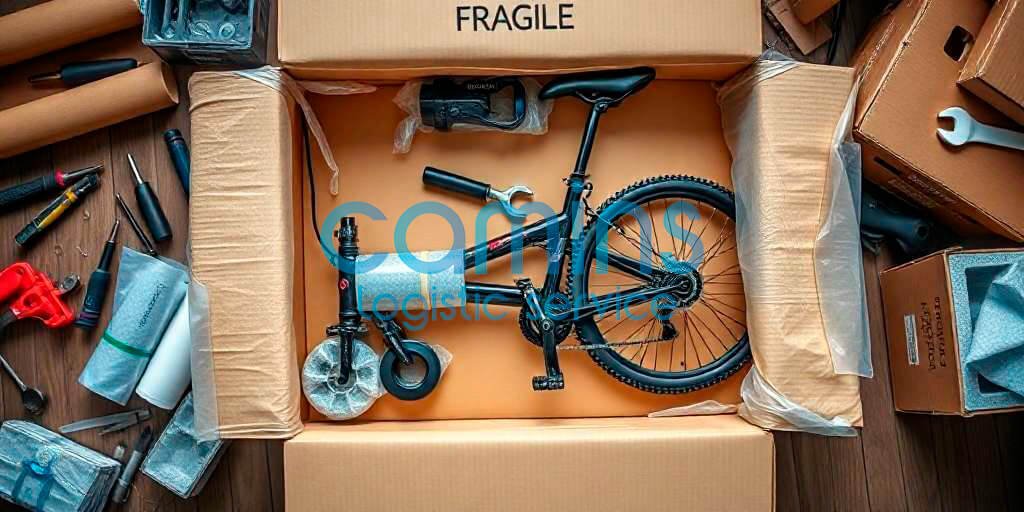 Como embalar una bicicleta correctamente para un envío seguro y sin daños