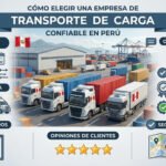 ¿Cómo elegir una empresa de transporte de carga confiable en Perú?