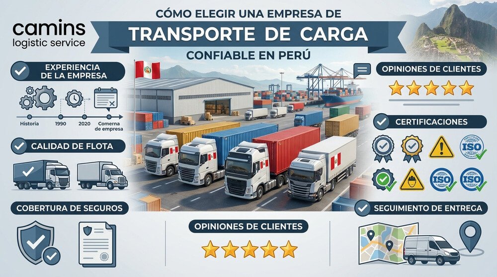 ¿Cómo elegir una empresa de transporte de carga confiable en Perú?