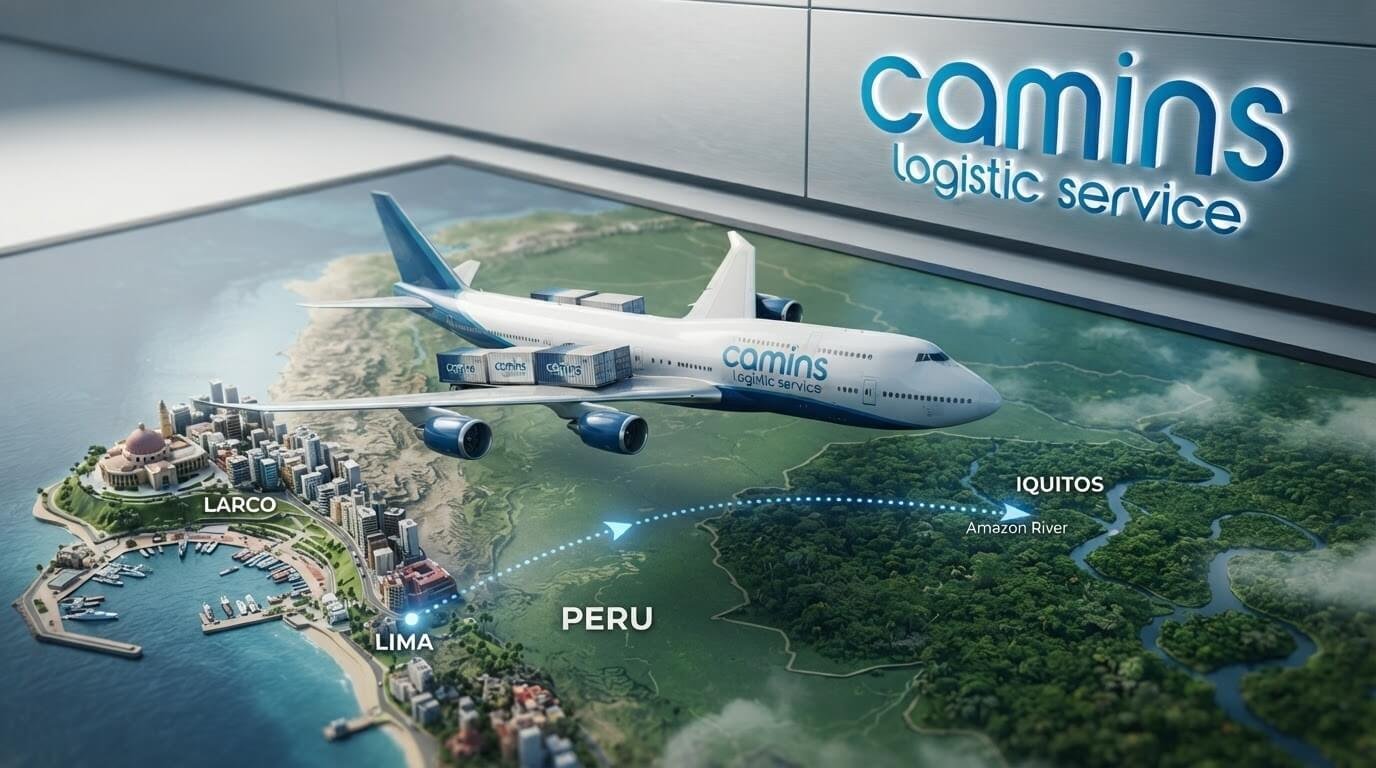 Envío de carga de Lima a Iquitos por avión