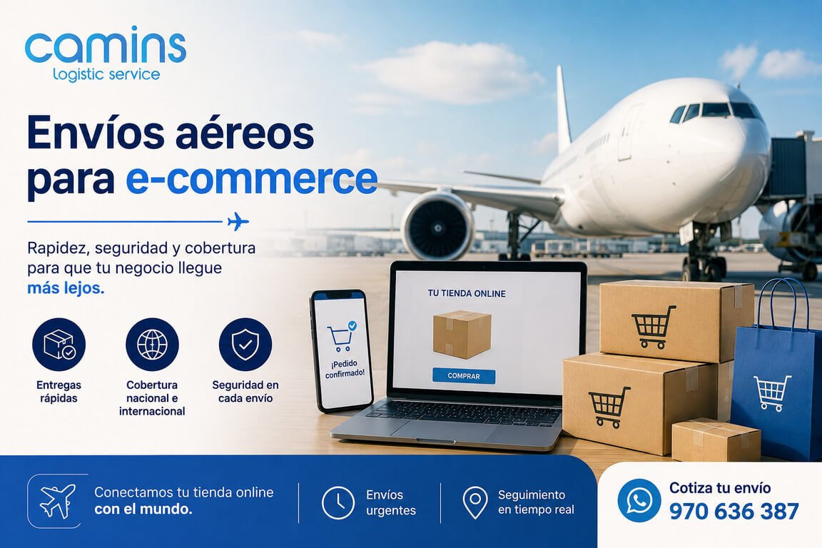 Envíos aéreos para e-commerce