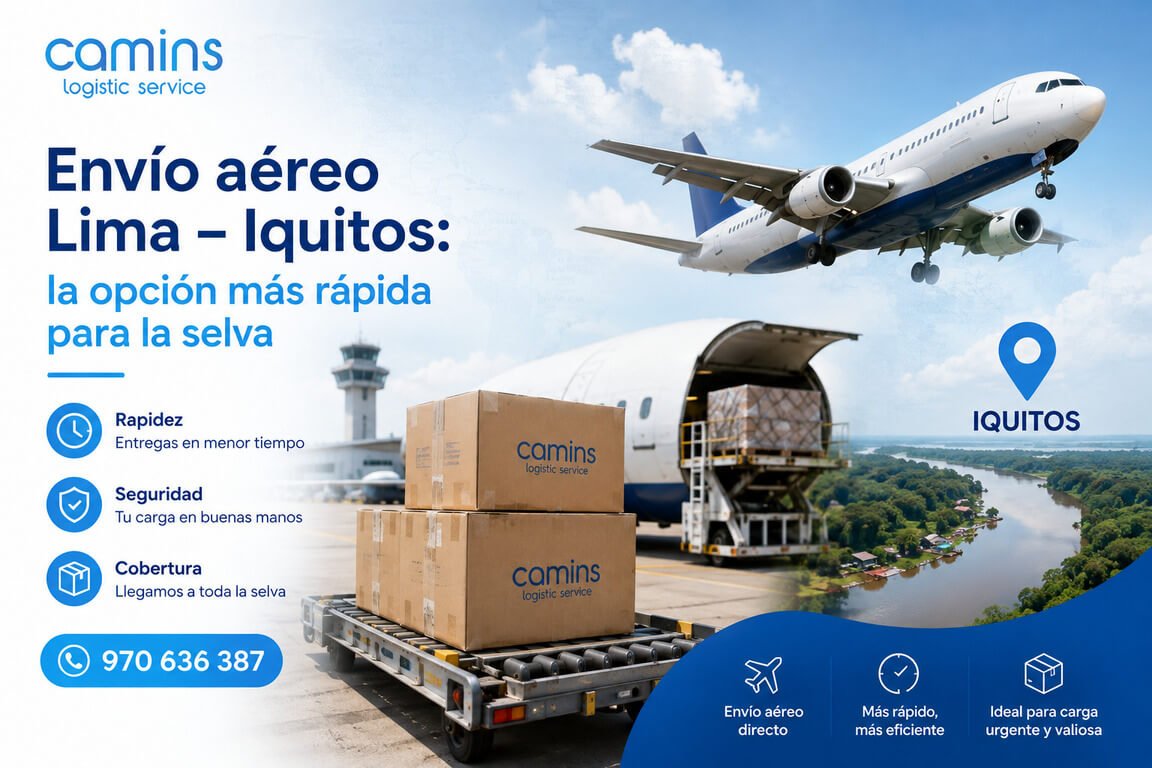 Envío aéreo Lima – Iquitos